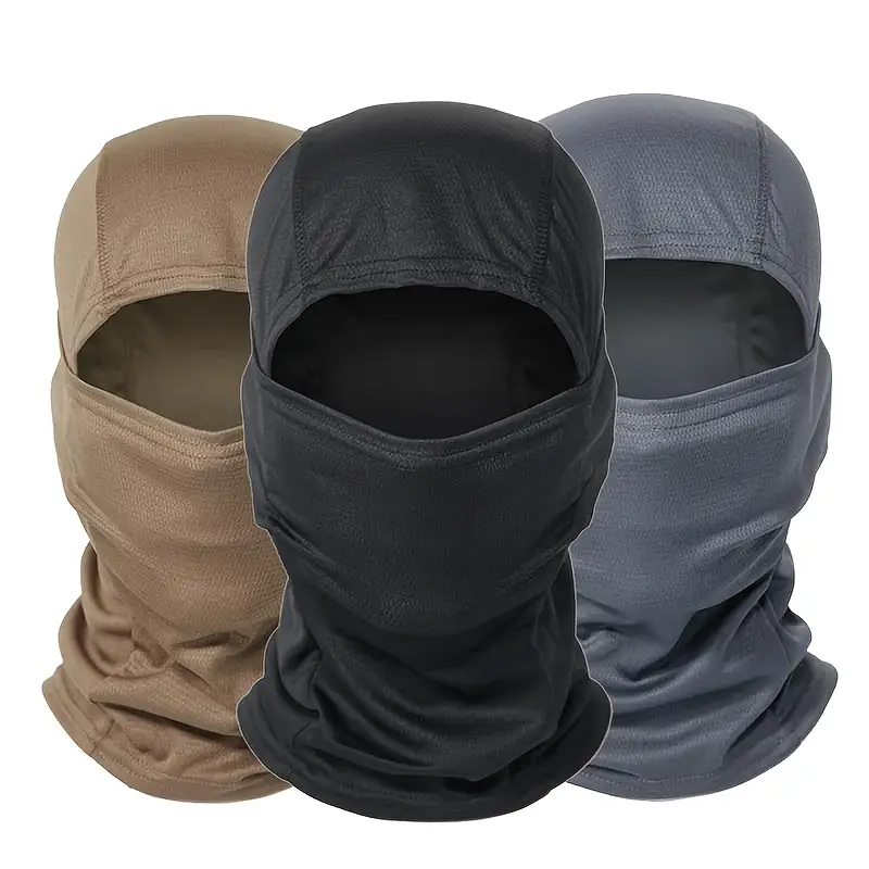 Wool Balaclava Knit - Tactische winddichte bivakmuts voor fietsen, volledige