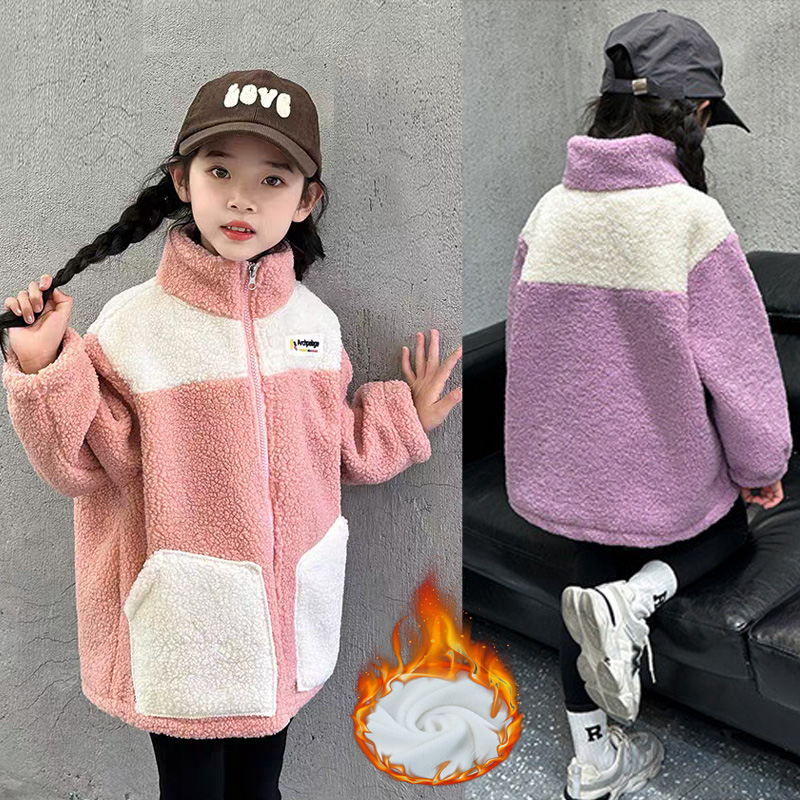 Winter Clothing Kids - Lamswollen jassen voor meisjes Herfst Winter