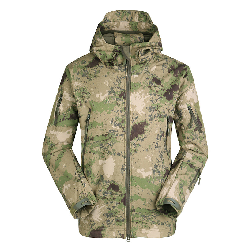 Windproof Jacket Softshell - Tactical Tom Outdoor Adventure Camouflage-set voor