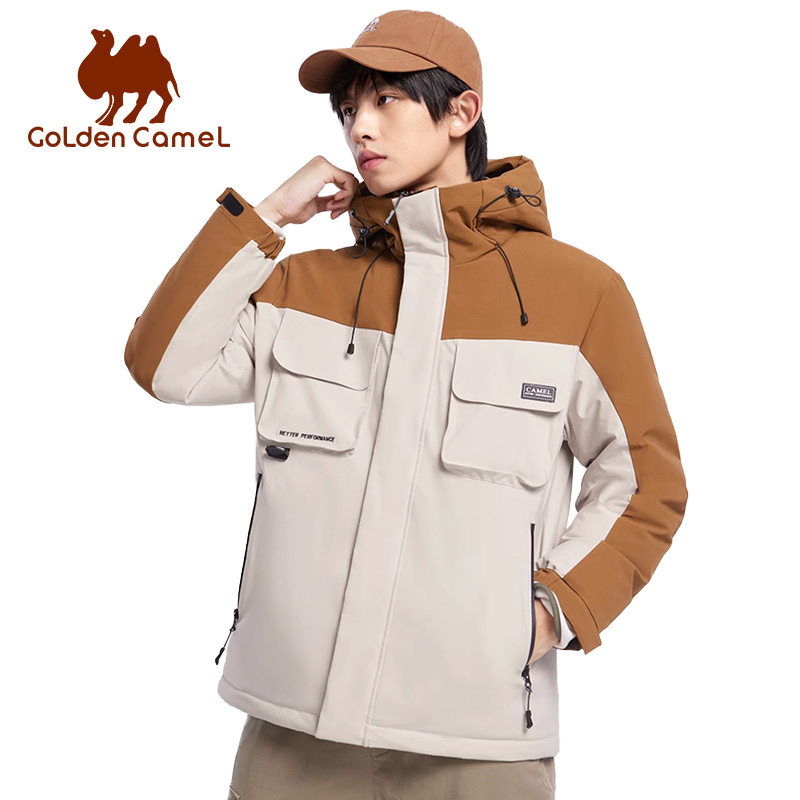 Windproof Jacket Softshell - GOLDEN CAMEL Wandeljassen Dames Fleece Tooling