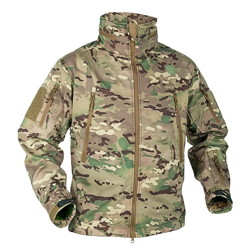 Windproof Jacket Softshell - Heren Winter Herfst Softshell Fleece Jassen