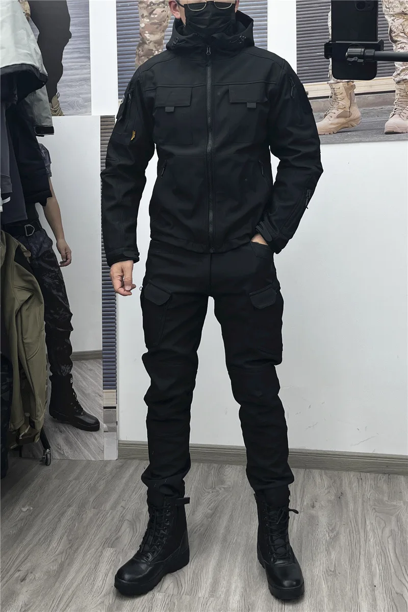 Windproof Jacket Softshell - Nieuwe Gl Heren Winter Fluweel Verdikte