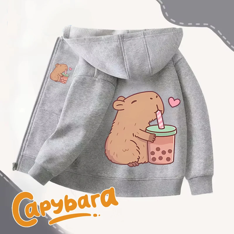 Winter Clothing Boys - Capybara Rits Hoodies Jassen Meisje jongen
