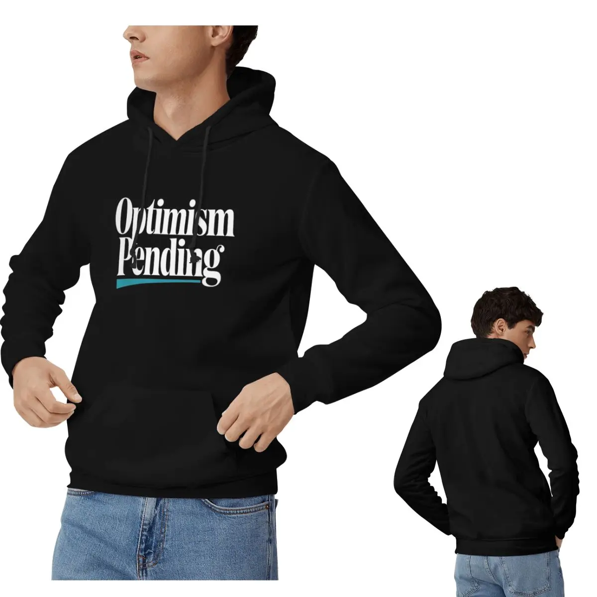 Winter Clothing Quotes - Optimisme afwachting grappig sarcastisch citaat hoodies