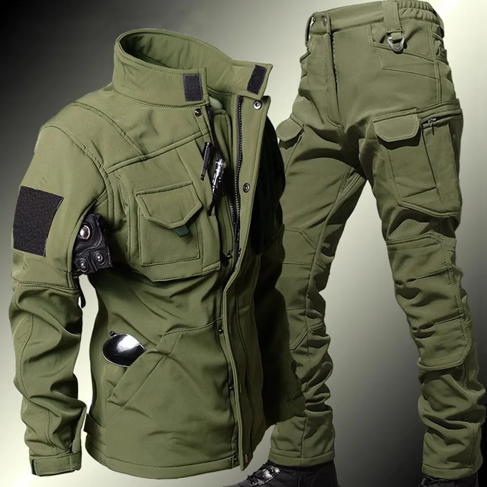 Windproof Jacket Softshell - Tactische sets voor heren Winter Shark