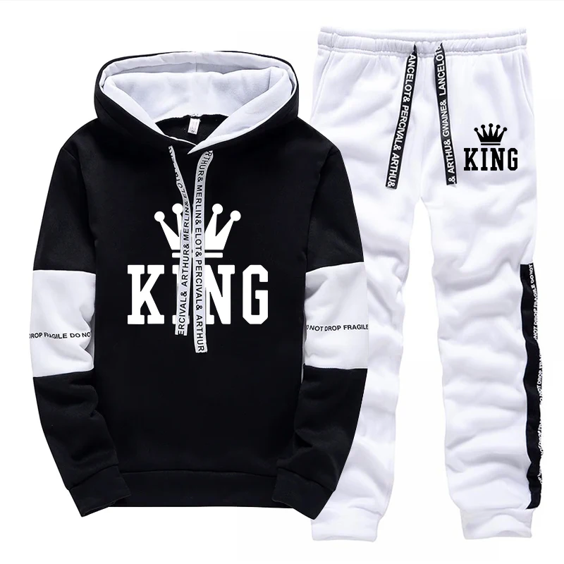 Winter Clothing Men - King Printing trainingspak voor heren Casual