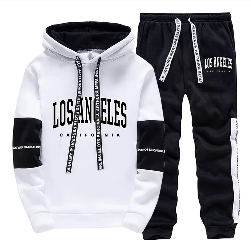 Winter Clothing Men - Mode-trainingspak voor heren 2026 Casual hooded