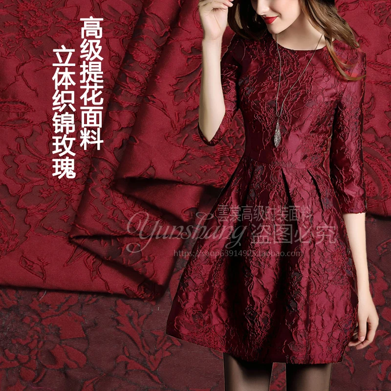 Brokaat jacquard stof herfst-  - Winter Clothing Wholesale recensie en prijs