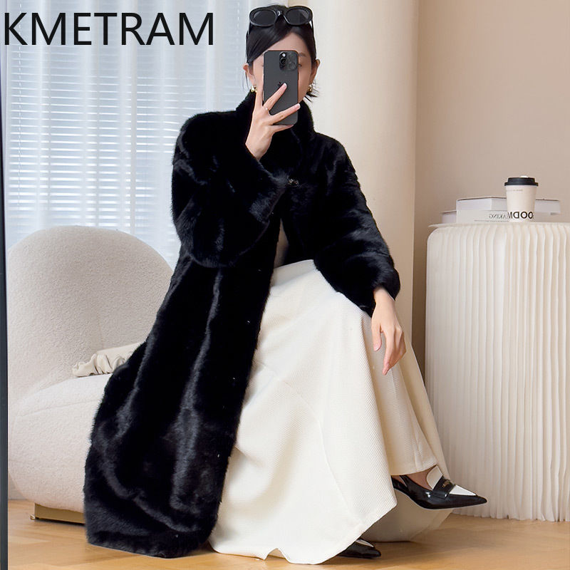 Echte hele nertsbontjas Vrouw  - Quality Winter Clothing Jacket recensie en prijs