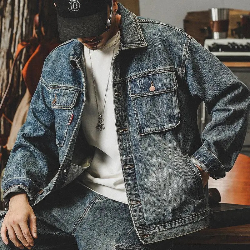 Trendy losse denim jassen man  - Quality Winter Clothing Jacket recensie en prijs