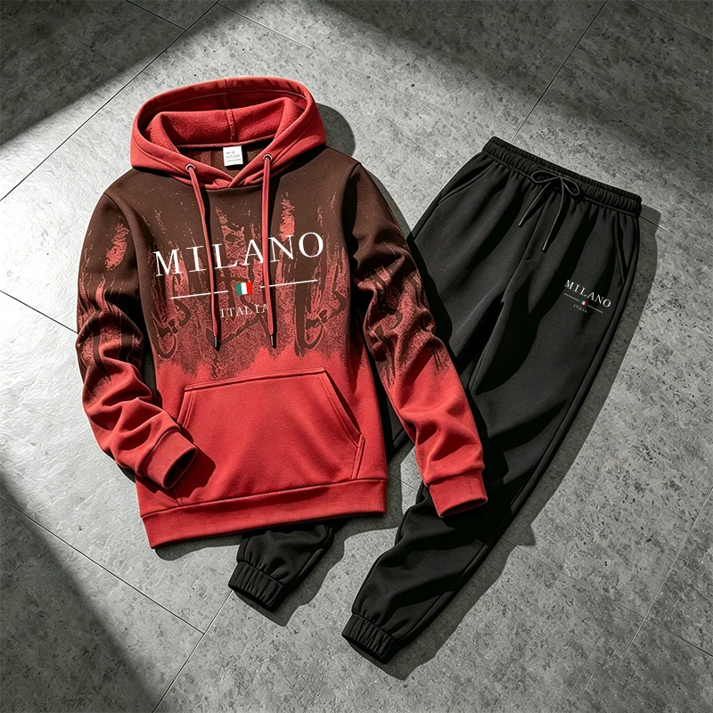 Inktvlekken Herenhoodie Traini - Winter Clothing Men recensie en prijs
