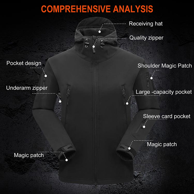 Outdoor heren losse tactische  - Windproof Jacket Softshell recensie en prijs