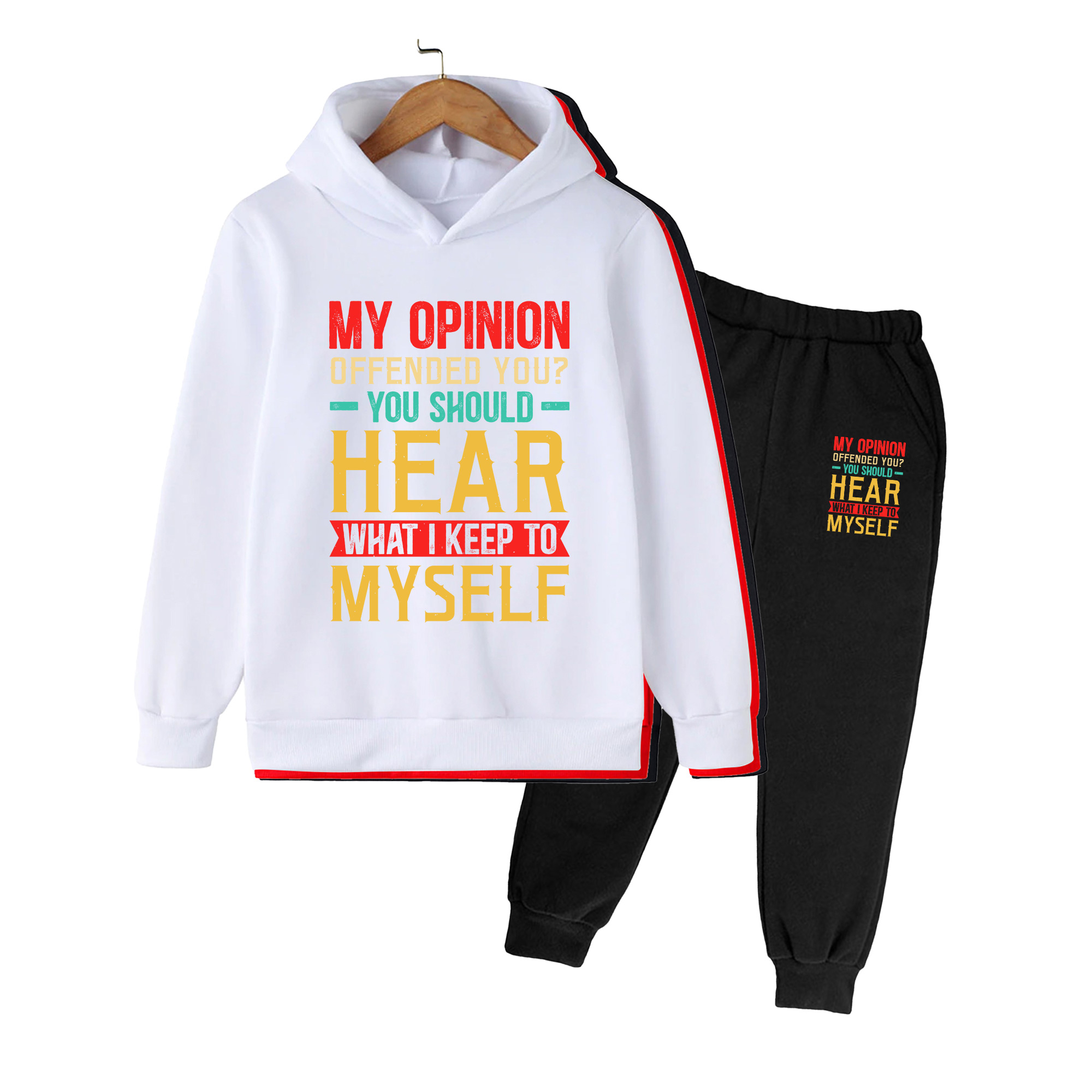 Kinderhoodie & joggingbroek se - Winter Clothing Quotes recensie en prijs