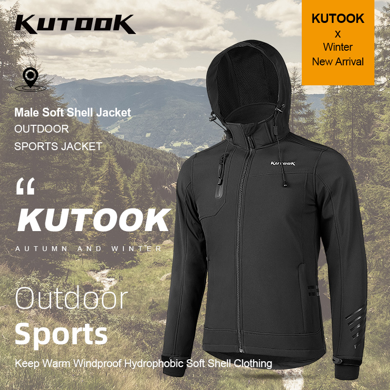 Kutook Heren Wandeljas Fleece  - Windproof Jacket Softshell recensie en prijs