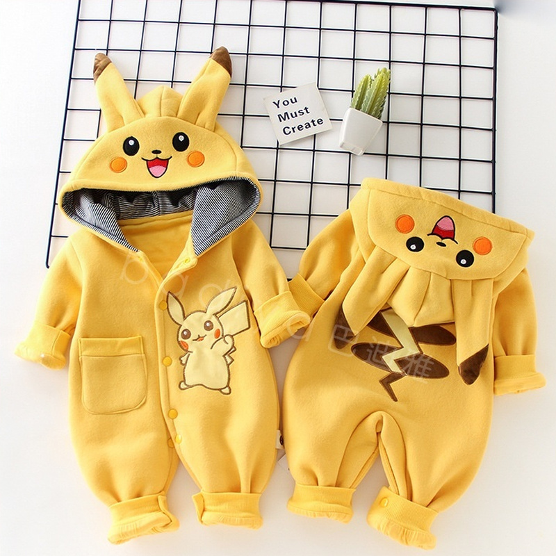 Cartoon Pocket Monsters Baby P - Winter Clothing Kids recensie en prijs