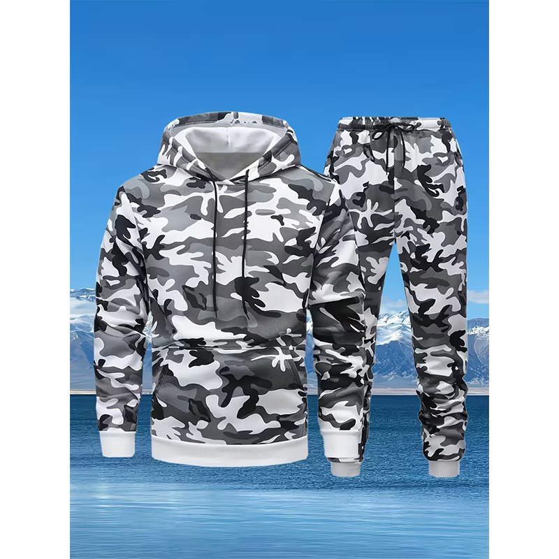 Herfst Camouflage 3D Print Hoo - Winter Clothing Men recensie en prijs