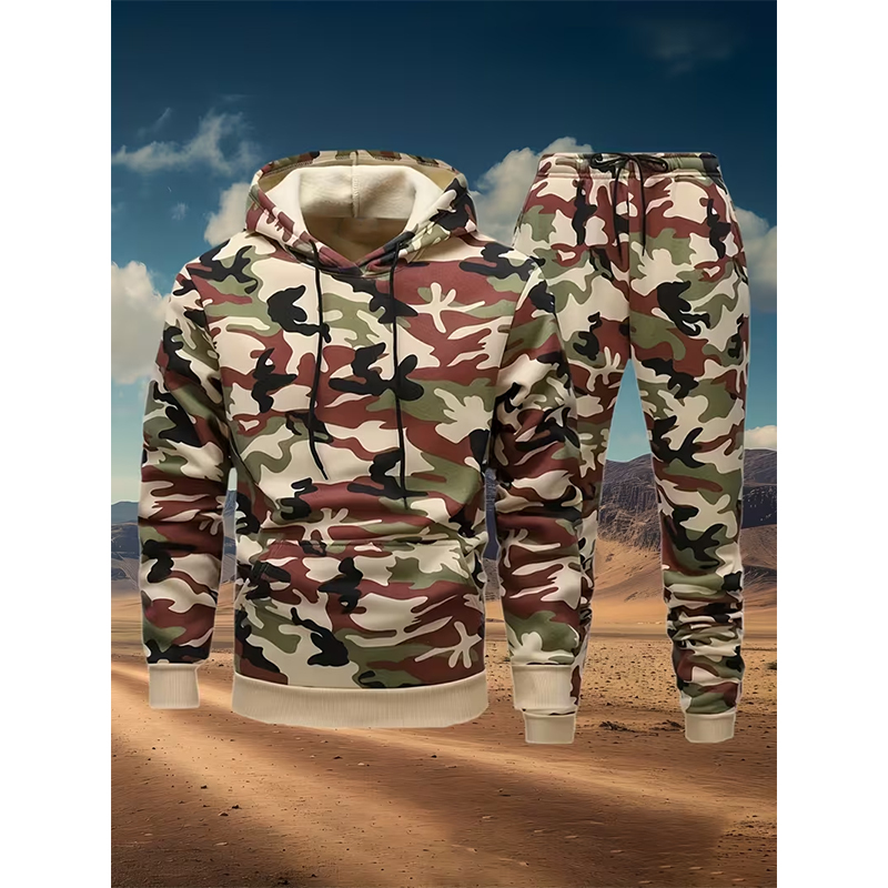 Herfst Camouflage 3D Print Hoo - Winter Clothing Men recensie en prijs