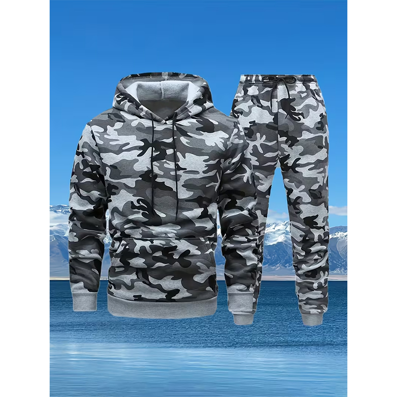 Herfst Camouflage 3D Print Hoo - Winter Clothing Men recensie en prijs