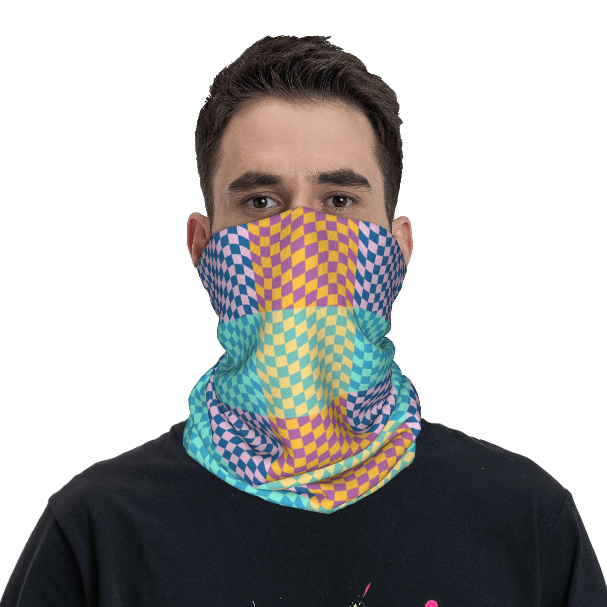 Aangepaste gekleurde geruite b - Wool Balaclava Knit recensie en prijs