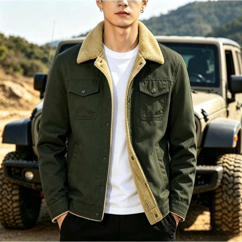 Nieuwe Mode Mannen Fleece Warm - Quality Winter Clothing Jacket recensie en prijs