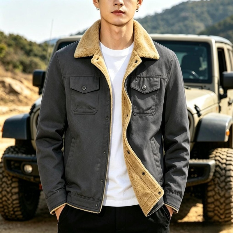 Nieuwe Mode Mannen Fleece Warm - Quality Winter Clothing Jacket recensie en prijs