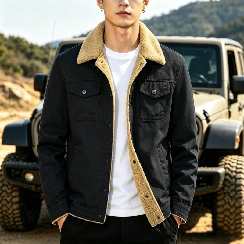 Nieuwe Mode Mannen Fleece Warm - Quality Winter Clothing Jacket recensie en prijs