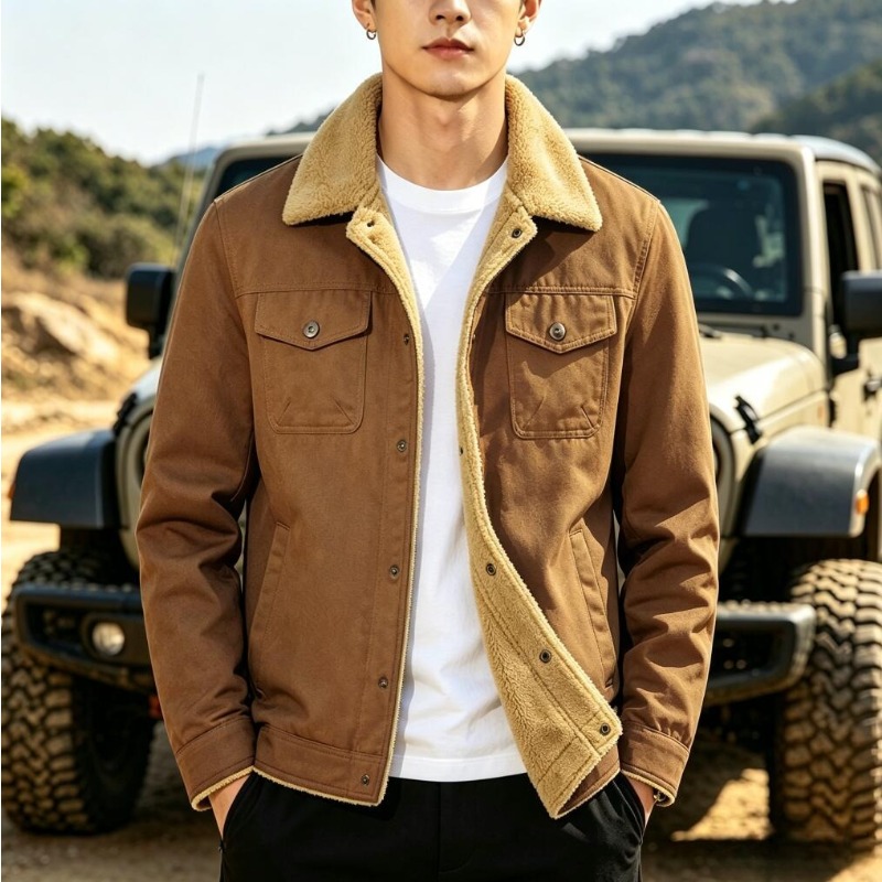 Nieuwe Mode Mannen Fleece Warm - Quality Winter Clothing Jacket recensie en prijs